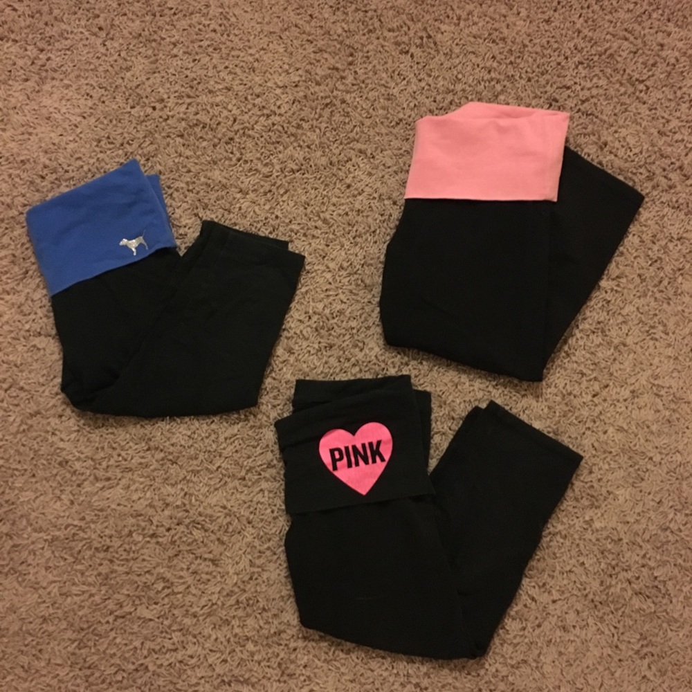VS PINK Capri Legging Bundle